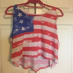 American Flag Tank Top